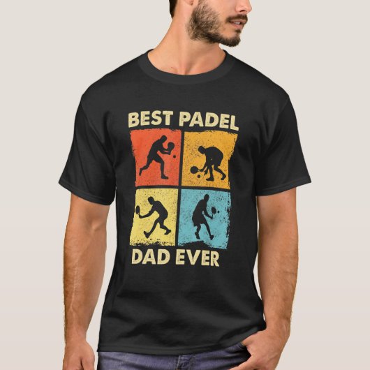 Mannen Padel Speler Padel-Tennis Sport 1 T-shirt (Voorkant)