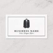 Mannen-pak, Mode-ontwerper Visitekaartje (Voorkant)