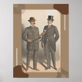 Mannen pakken poster