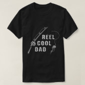 Mannen paling Koel papa visforel Vist diepe S T-shirt (Design voorkant)