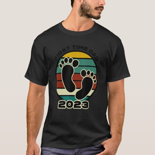 Mannen pap 2023 promoot bij papa 2023 2 t-shirt (Voorkant)