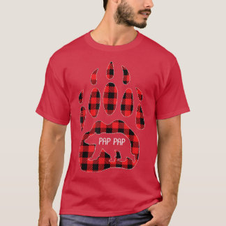 Mannen Pap Beer Rood met buffelpap Pp Matchi T-shirt