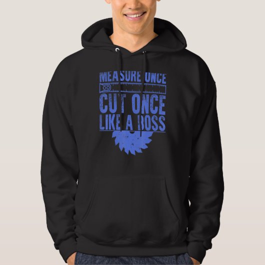 Mannen Pap Carpenter 3 Hoodie (Voorkant)