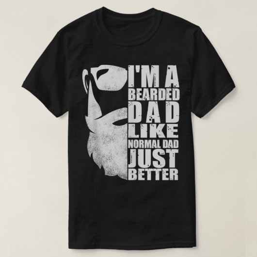 Mannen pap Funny Unique Beard Mannen Vader Day T-shirt (Design voorkant)