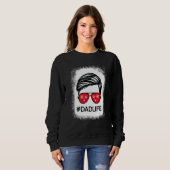 Mannen pap kerstvader Life Snowflakes Print S Trui (Voorkant volledig)