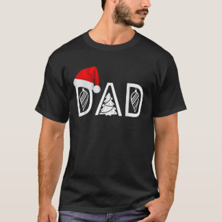 Mannen pap met kerstcadeautjes voor kerstcadeautje t-shirt
