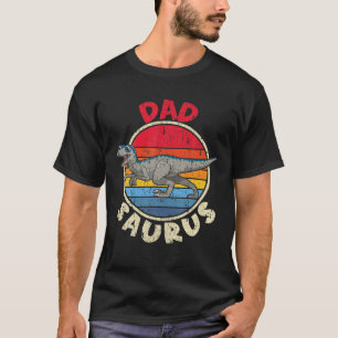 Mannen pap Saurus I Velociraptor I Familie overeen T-shirt