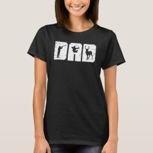Mannen pap schiet aartsaartsaarster deer Archer Bo T-shirt