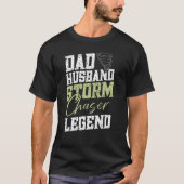Mannen pap Storm Chaser Legend Tornado Chase T-shirt (Voorkant)