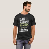 Mannen pap Storm Chaser Legend Tornado Chase T-shirt (Voorkant volledig)