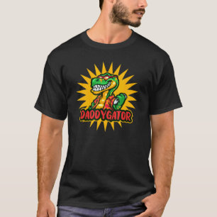 Mannen papa Alligator Daddygator T-shirt
