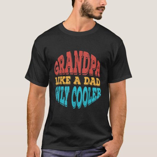 Mannen PAPA als een ALLEEN MAAR KOELER 3 T-shirt (Voorkant)