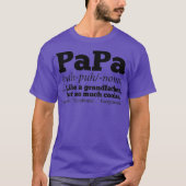 Mannen Papa als grootvader, maar zo veel koeler T-shirt (Voorkant)