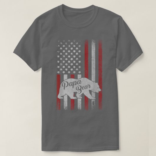 Mannen Papa Beer Beste vader TShirt vaderdag vader (Design voorkant)