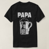 Mannen Papa Beer Funny Vaderdag T-Shirt (Design voorkant)