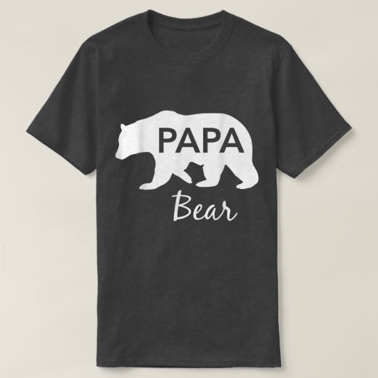 Mannen Papa Beer geweldig cadeau voor vader opa va T-shirt (Design voorkant)