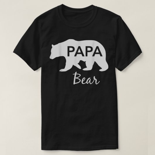 Mannen Papa Beer geweldig cadeau voor vader opa va T-shirt (Design voorkant)