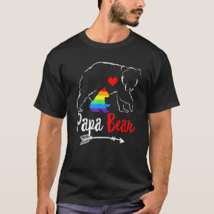 Mannen papa Beer trots papa pappa bondgenoot lgbtq T-shirt