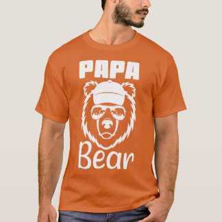 Mannen Papa Beer Zonnebril Papa Vader  T-shirt