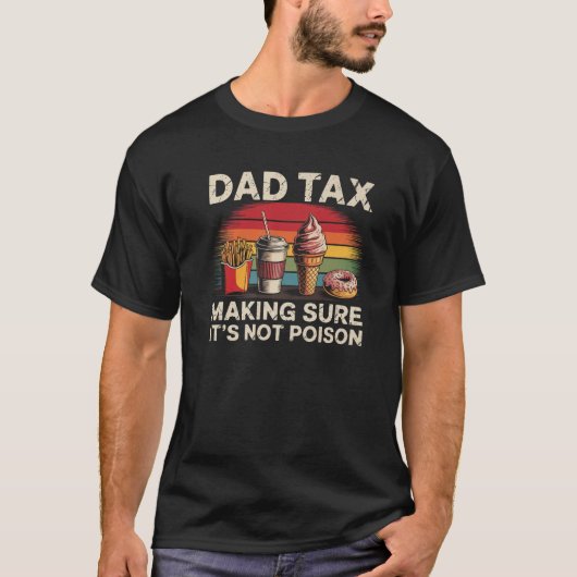 Mannen papa belasting om ervoor te zorgen dat het  t-shirt (Voorkant)