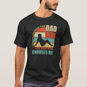Mannen papa bod koos me vader grap retro fa t-shirt