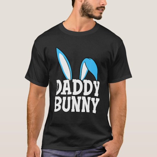 Mannen papa Bunny Cute Costume Papa familie komt o T-shirt (Voorkant)