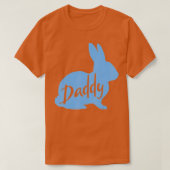 Mannen papa Bunny Rabbit vader Vaderdag T-shirt (Design voorkant)