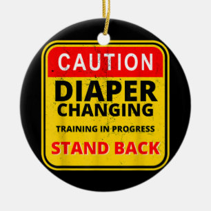 Mannen Papa Diaper Kit New Dad Survival Baby Keramisch Ornament