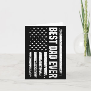 Mannen Papa Ever Usa Vlag Grappig Patriottisch Vad Kaart