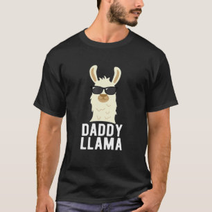 Mannen papa Llama   Funny Vaderdag Gift T-shirt