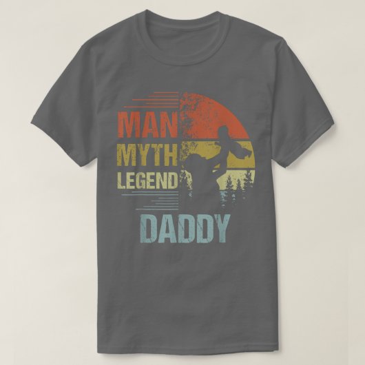 Mannen papa Myth Legend voor Mannen en papa Funny  T-shirt (Design voorkant)