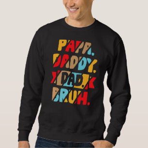 Mannen Papa papa Bruh van Son Boys Fathers Dag Trui