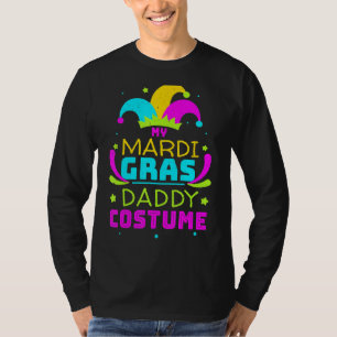 Mannen papa Papa Masquerade Parade Jester T-shirt