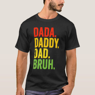 Mannen papa papa pappa bruh beste papa ooit man pa t-shirt