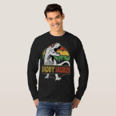 Mannen papa Saurus Rex Dinosaur T-shirt (Voorkant volledig)