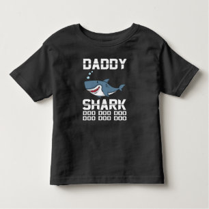 Mannen Papa Shark T-Shirt Doo Doo De haaienfamilie