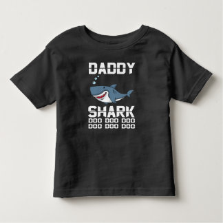 Mannen Papa Shark T-Shirt Doo Doo De haaienfamilie