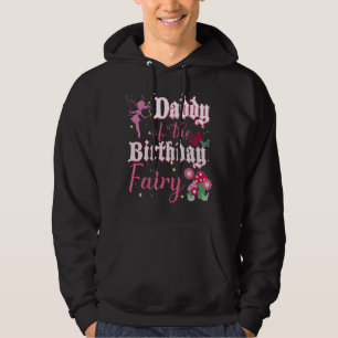 Mannen papa van de Birthday Fairy Princess Girl Mu Hoodie