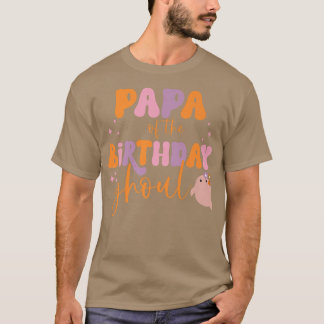 Mannen Papa van de Birthday Ghoul Cute Ghost Halow T-shirt