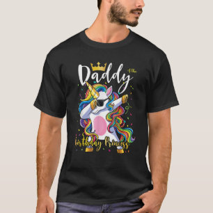 Mannen papa van de Verjaardagsprinses Shirt Eenhoo
