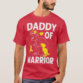 Mannen papa van een vrouw vader T rex kinderkanker T-shirt