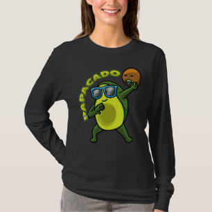 Mannen Papacado Avocado Zwangerschap Aankondiging T-shirt