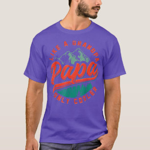 Mannen papa's als een opa alleen koeleraar Vaderda T-shirt