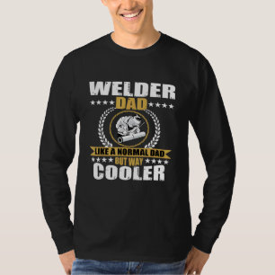 Mannen papa's met grote lassen voor mannen t-shirt