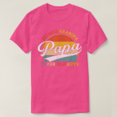 Mannen papa's omdat opa voor bejaarde jongens is t-shirt (Design voorkant)