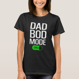 Mannen papaver-stand op pap-bod-gym-werkpop D T-shirt
