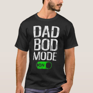 Mannen papaver-stand op pap-bod-gym-werkpop D T-shirt
