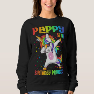 Mannen papaver van de Birthday prinses Dabbing Uni Trui
