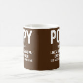 Mannen papaverdefinitie als een reguliere opa koffiemok (Center)