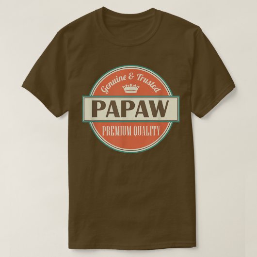 Mannen Papaw Grandpa Gift Funny grootvader T-shirt (Design voorkant)